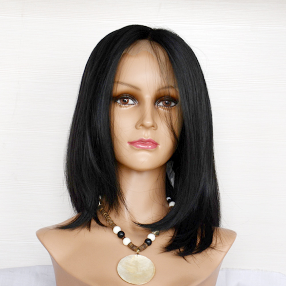 Lace Front Wig Virgin Human Best Quality Hair Wig   LM055